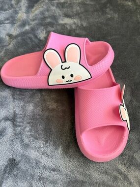 Pink Bunny Slide Sandals
